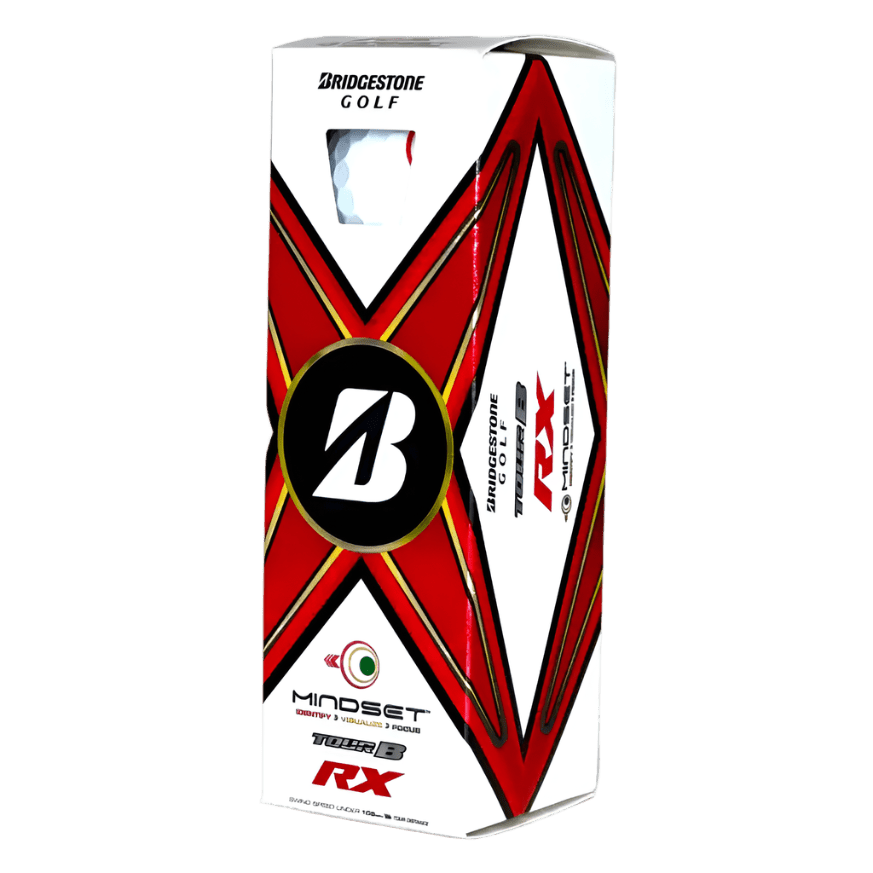 Bridgestone Tour B RX MindSet Golf Balls (3 Ball Sleeve) - Bridgestone Golf