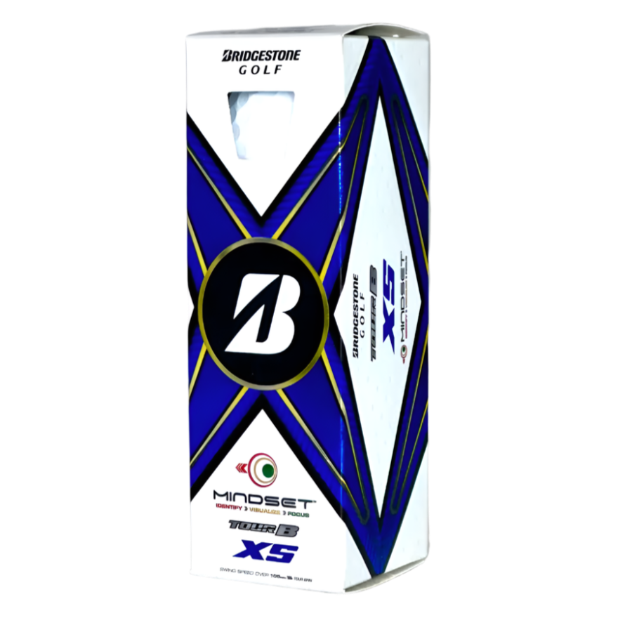 Bridgestone Tour B XS MindSet Golf Balls (3 Ball Sleeve)
