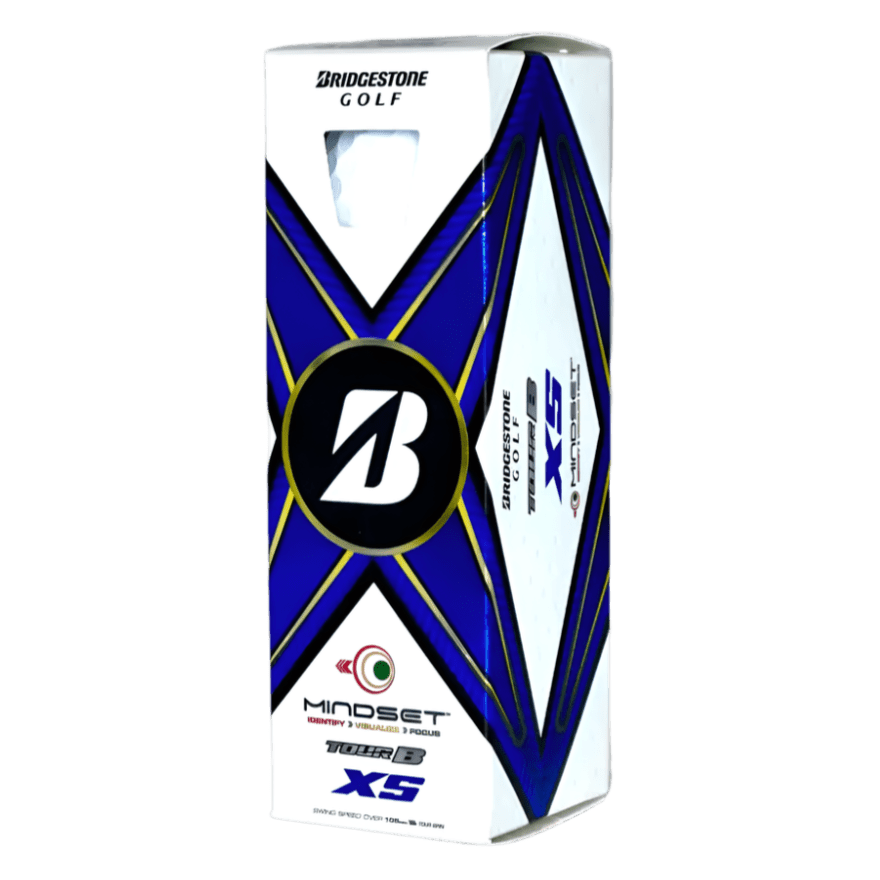 Bridgestone Tour B XS MindSet Golf Balls (3 Ball Sleeve) - Bridgestone Golf