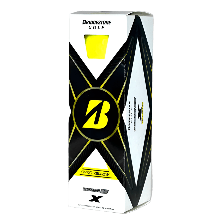 Bridgestone Tour B X Yellow Golf Balls (3 Ball Sleeve) - Bridgestone Golf