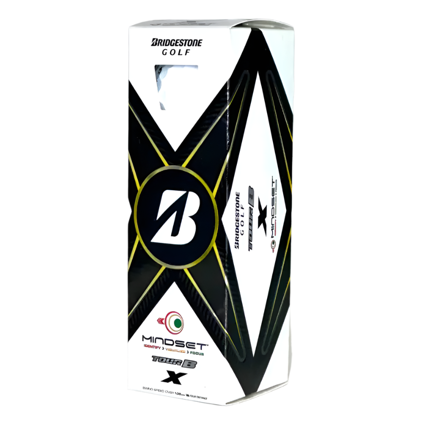 Bridgestone Tour B X MindSet Golf Balls (3 Ball Sleeve)