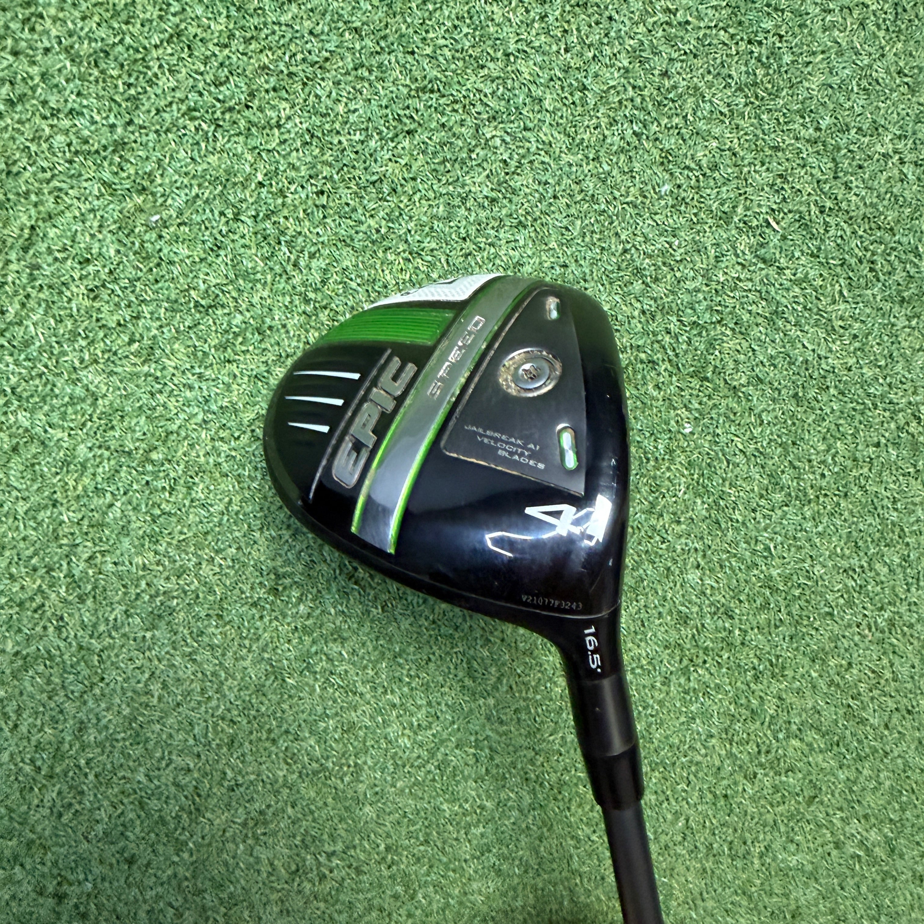 Callaway Epic Speed 4 Wood / 16.5 Degree / HZRDUS Smoke iM10 5.5 60G / Regular