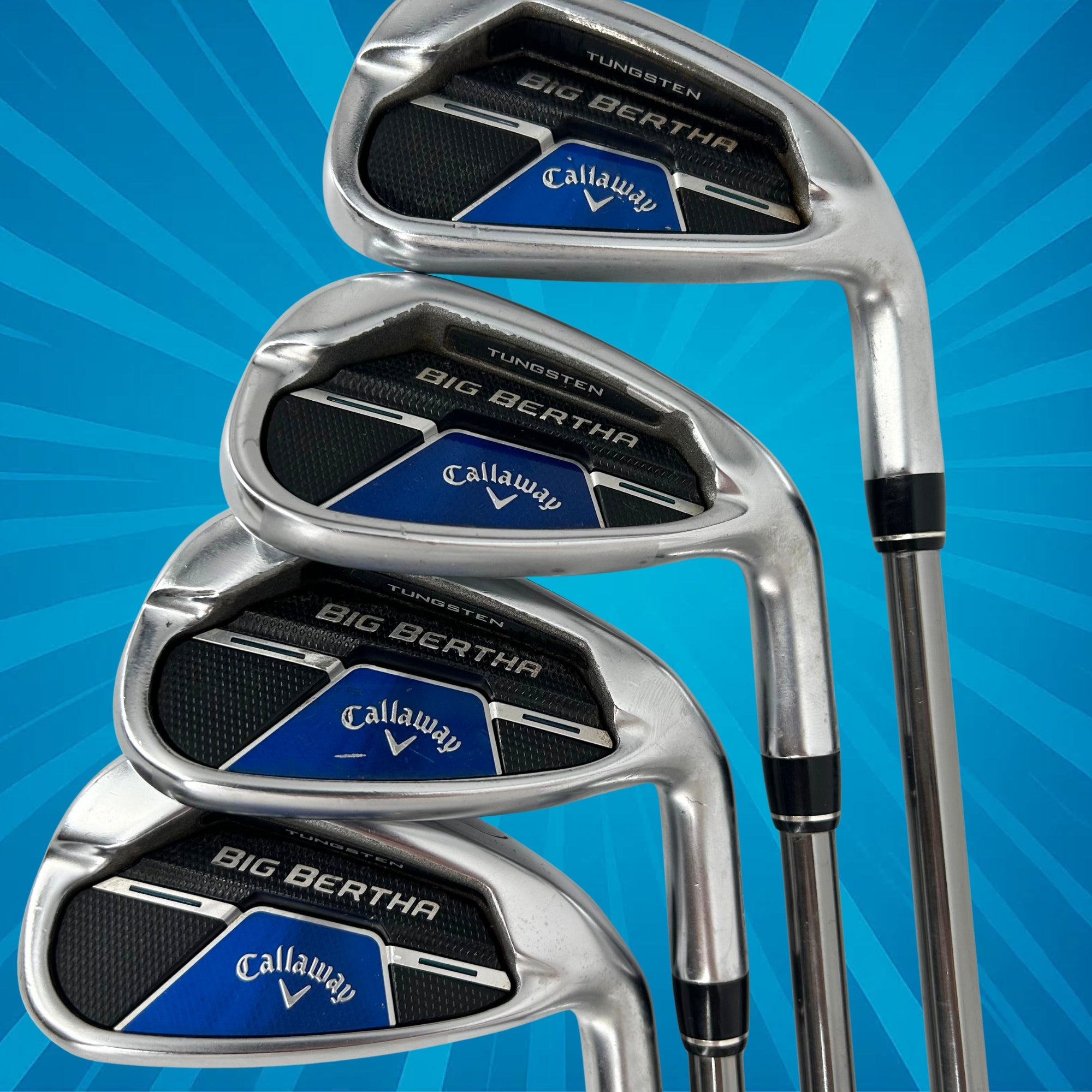 Callaway Big Bertha B21 / 6-PW / RHC 65 'A' Graphite Shafts / Senior