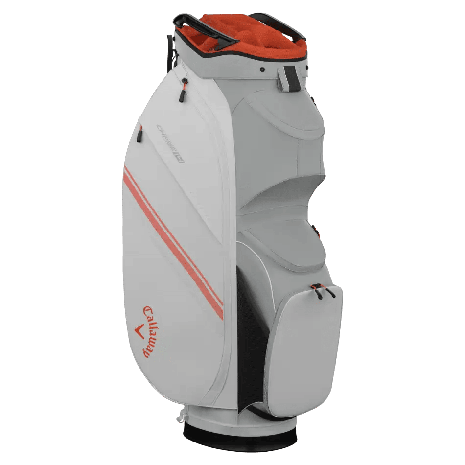 Callaway Chase 14 Cart Bag 25 - White/Silver/Orange - Callaway