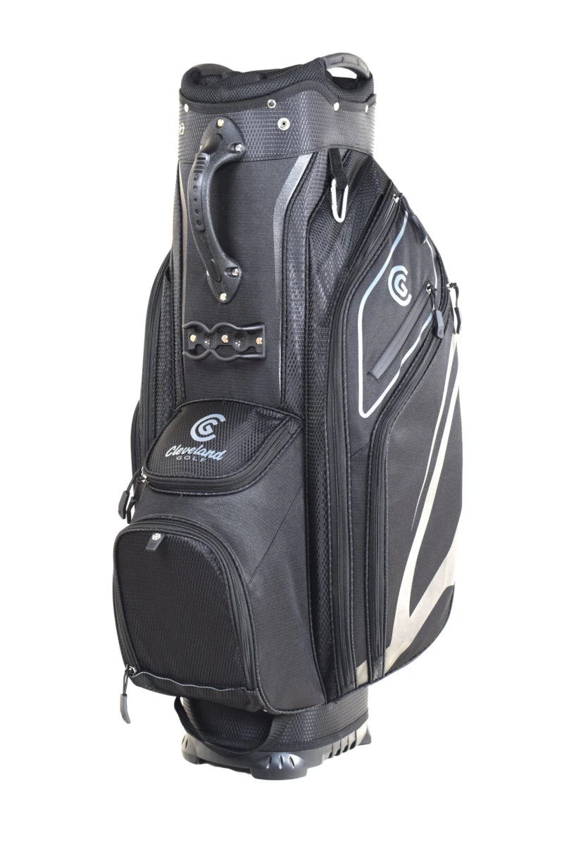 Cleveland Friday 3 Cart Bag - Black/Black - Cleveland
