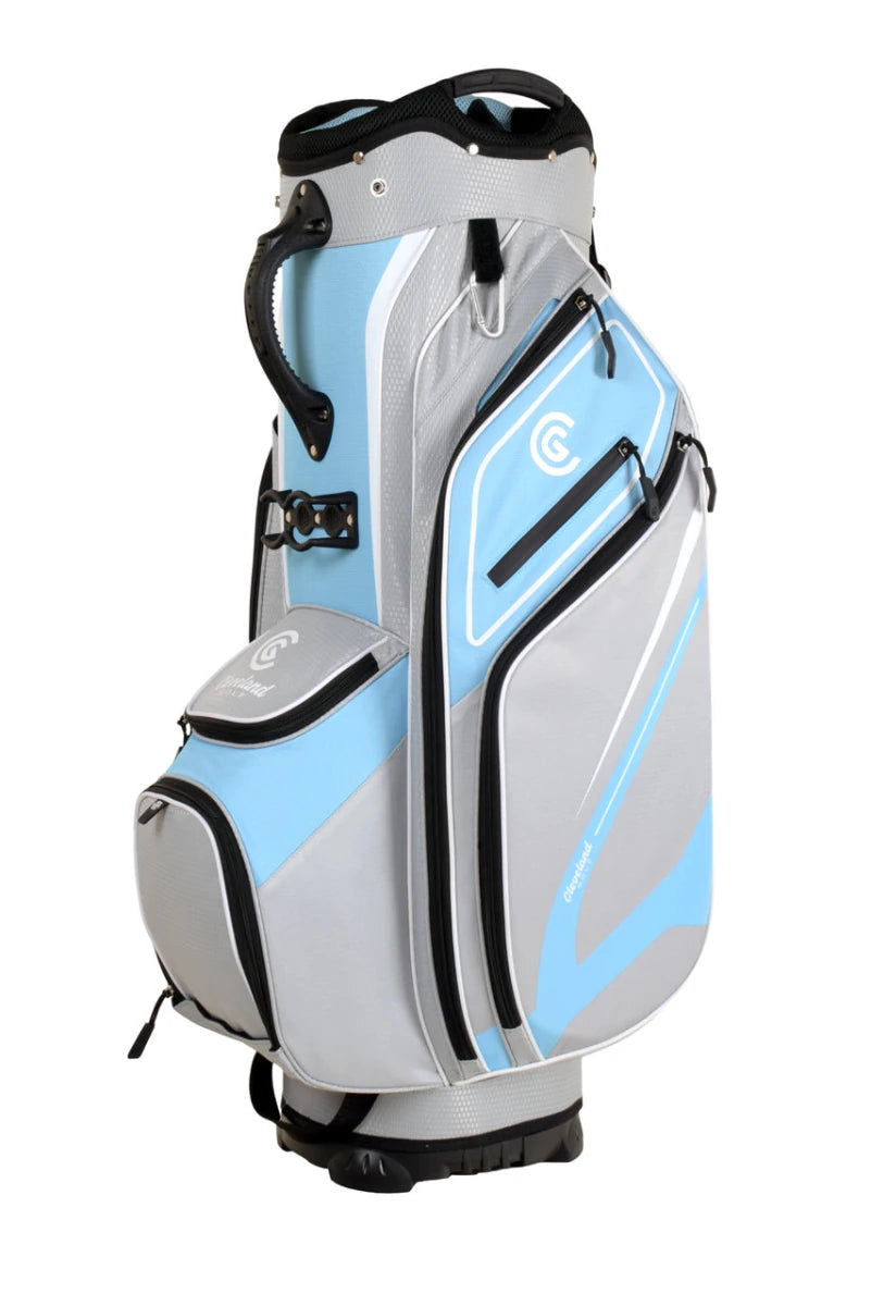 Cleveland Friday 3 Cart Bag - Blue/Grey - Cleveland