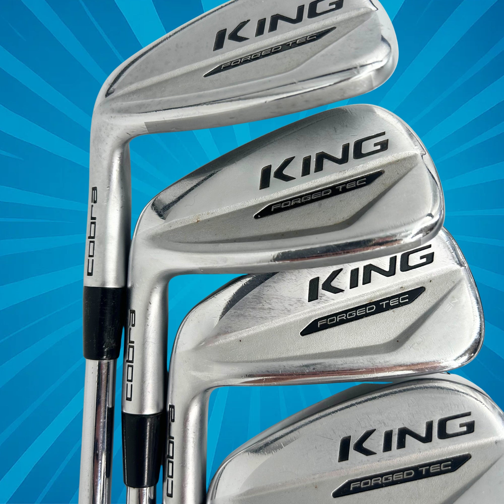 Cobra King Forged Tec 2020 Left Handed/ 5-PW+GW / Nippon N.S. Pro Modus 3 Tour 105 Steel / Stiff