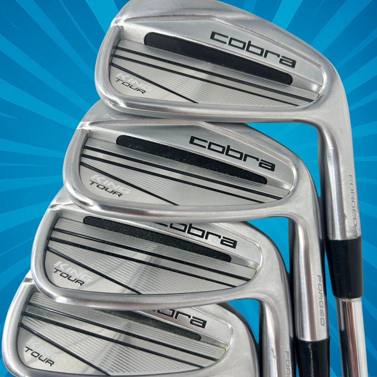 Cobra King Tour 2023 / 5 - PW / True Temper Elevate Tour Steel Shafts/ Stiff - Cobra