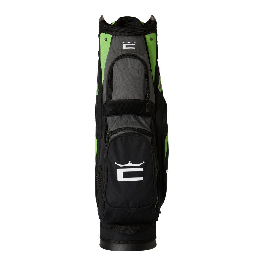 Cobra Signature Cart Bag - Black/Grey/Fluo Green