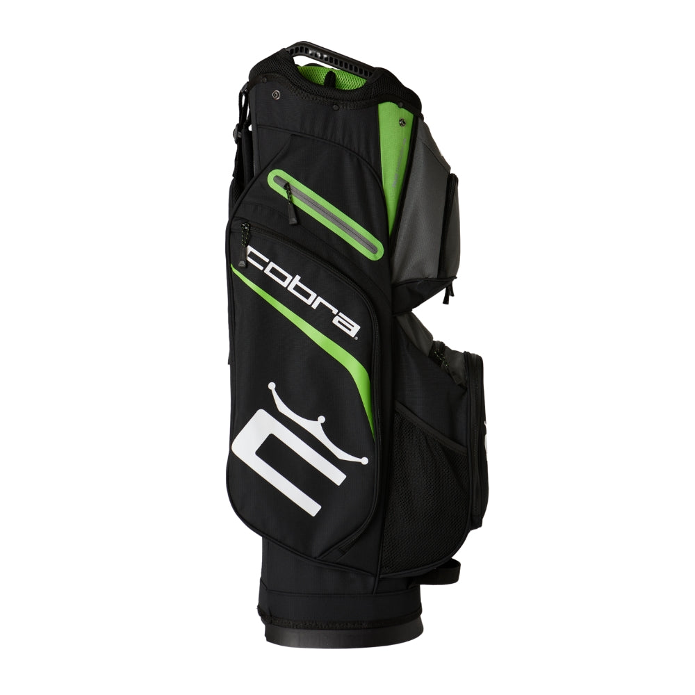 Cobra Signature Cart Bag - Black/Grey/Fluo Green