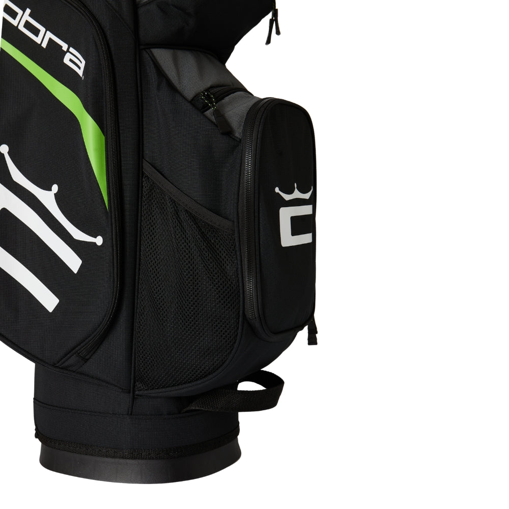 Cobra Signature Cart Bag - Black/Grey/Fluo Green