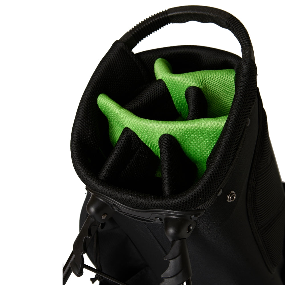 Cobra Signature Stand Bag - Black/Grey/Fluo Green