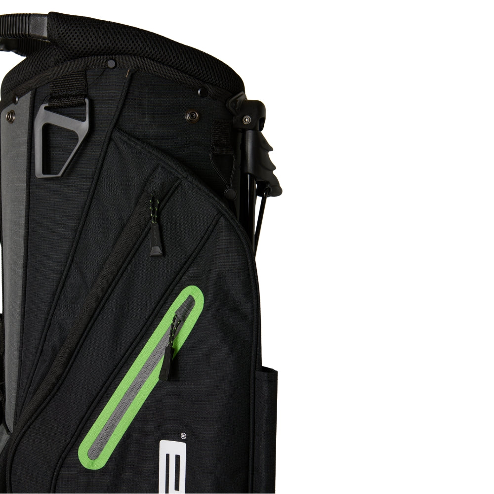 Cobra Signature Stand Bag - Black/Grey/Fluo Green