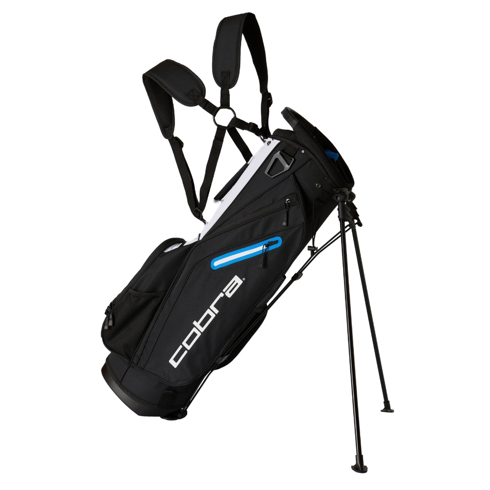 Cobra Signature Stand Bag - Black/White/Vivid Blue