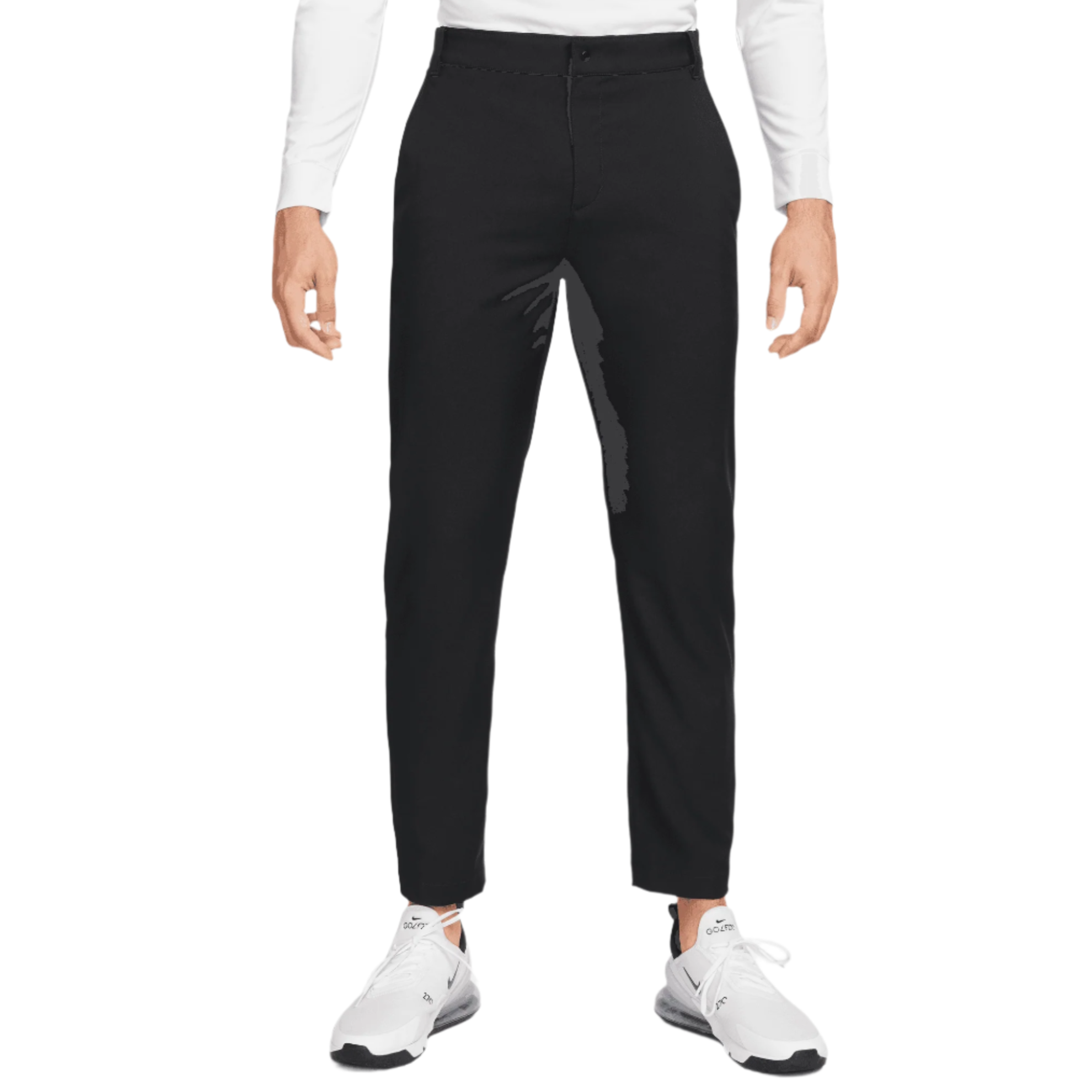 Nike Dri Fit Golf Trousers - Black / White