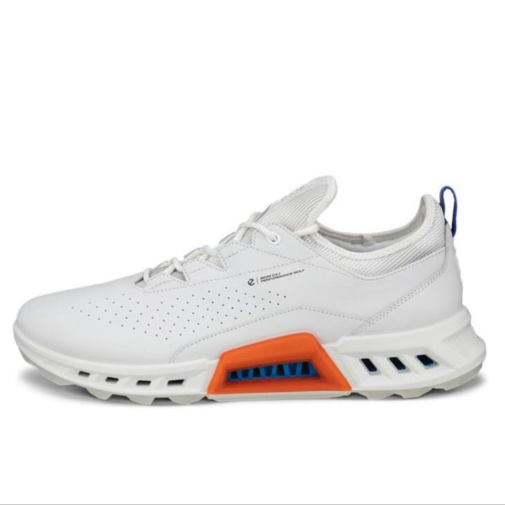 Ecco M Golf Biom C4 Golf Shoes - White/Mazarine Blue - Ecco