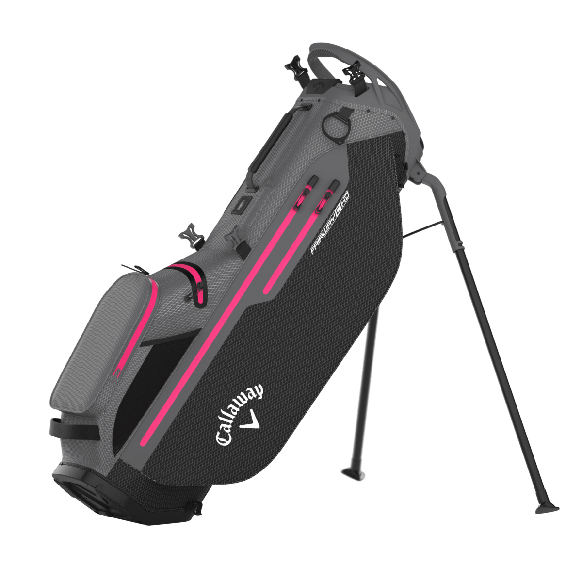 Callaway Fairway C HD Stand Bag 25 - Black/Charcoal/Pink - Callaway