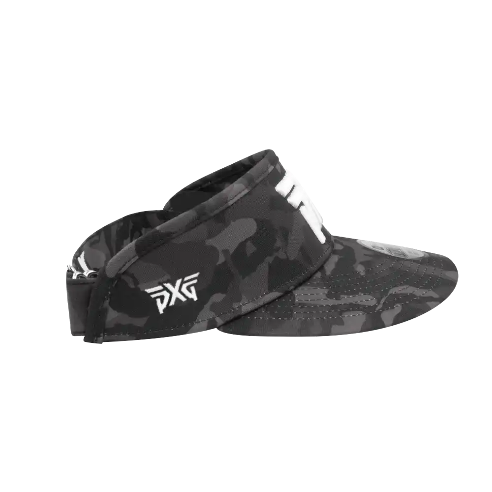PXG Fairway Camo Sport Visor - Black