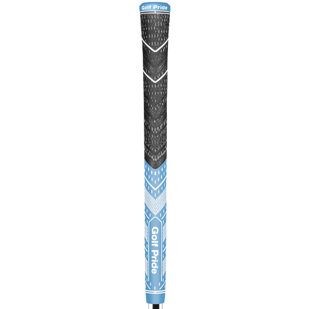Golf Pride Multi Compound Plus4 - Light Blue/White Midsize Golf Grip - Golf Pride
