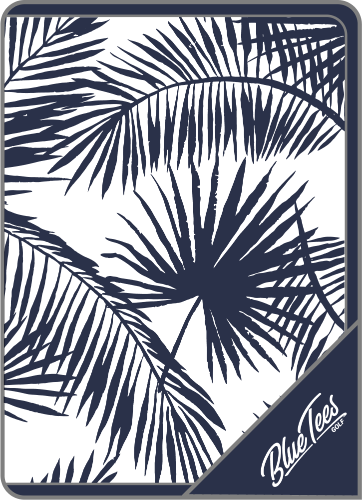 Blue Tees Magnetic Standard Towel - Black