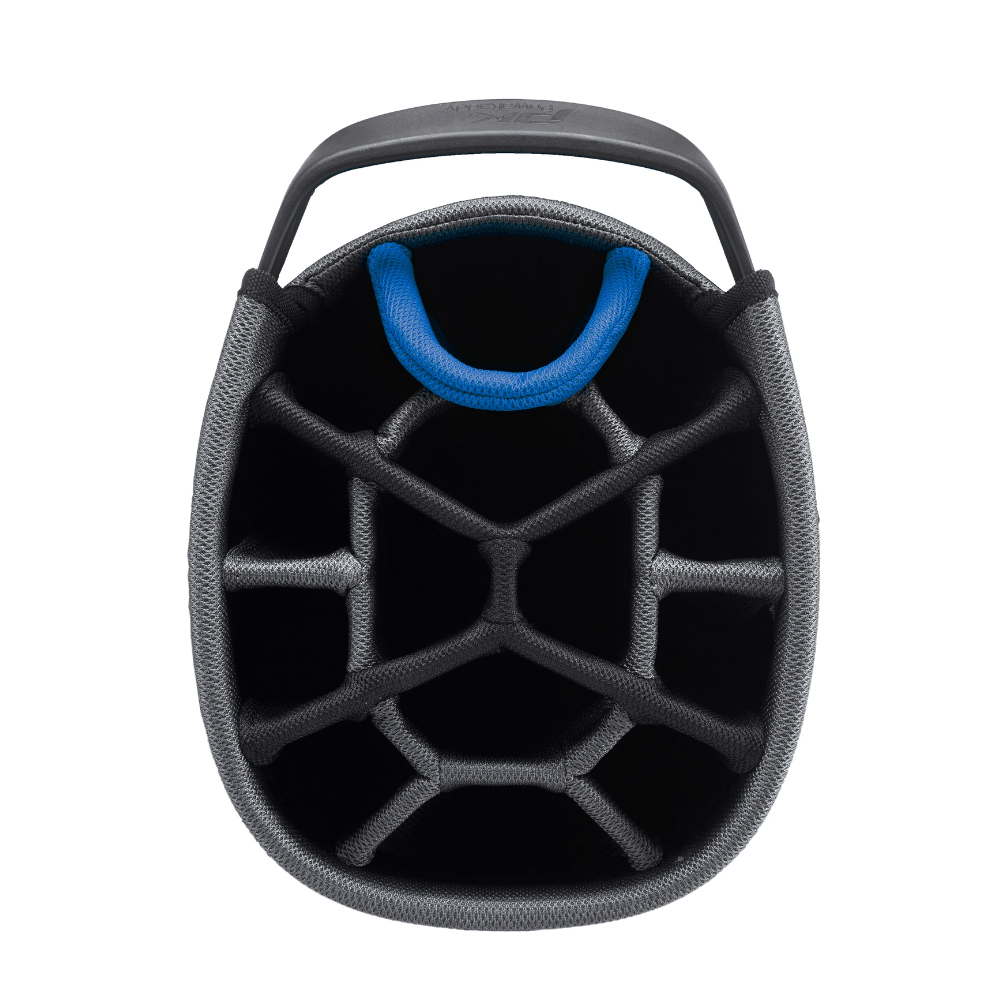 PowaKaddy Premium Tech Golf Bag - Gun Metal / Blue - PowaKaddy