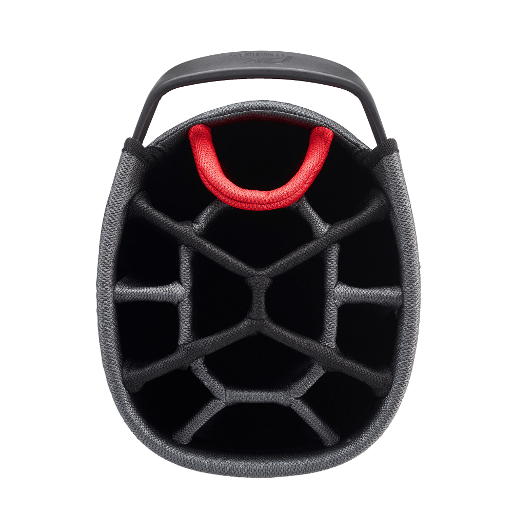 PowaKaddy Premium Tech Golf Bag - Gun Metal / Red - PowaKaddy