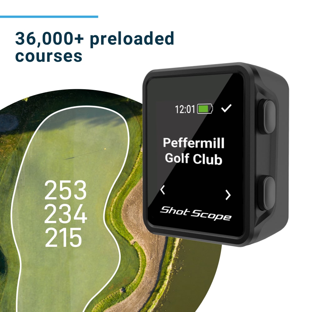 Shot Scope H4 Handheld Golf GPS & Shot Tracking