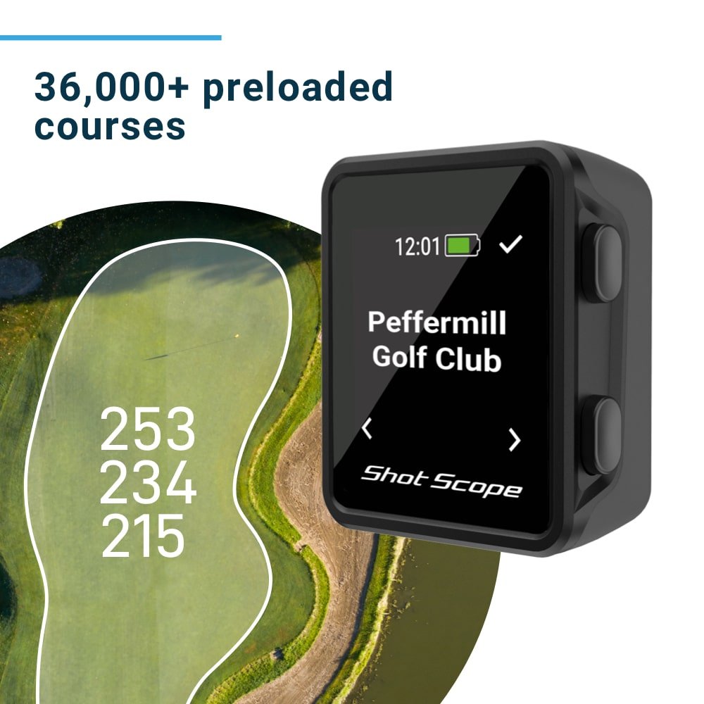 Shot Scope H4 Handheld Golf GPS & Shot Tracking - Shot Scope