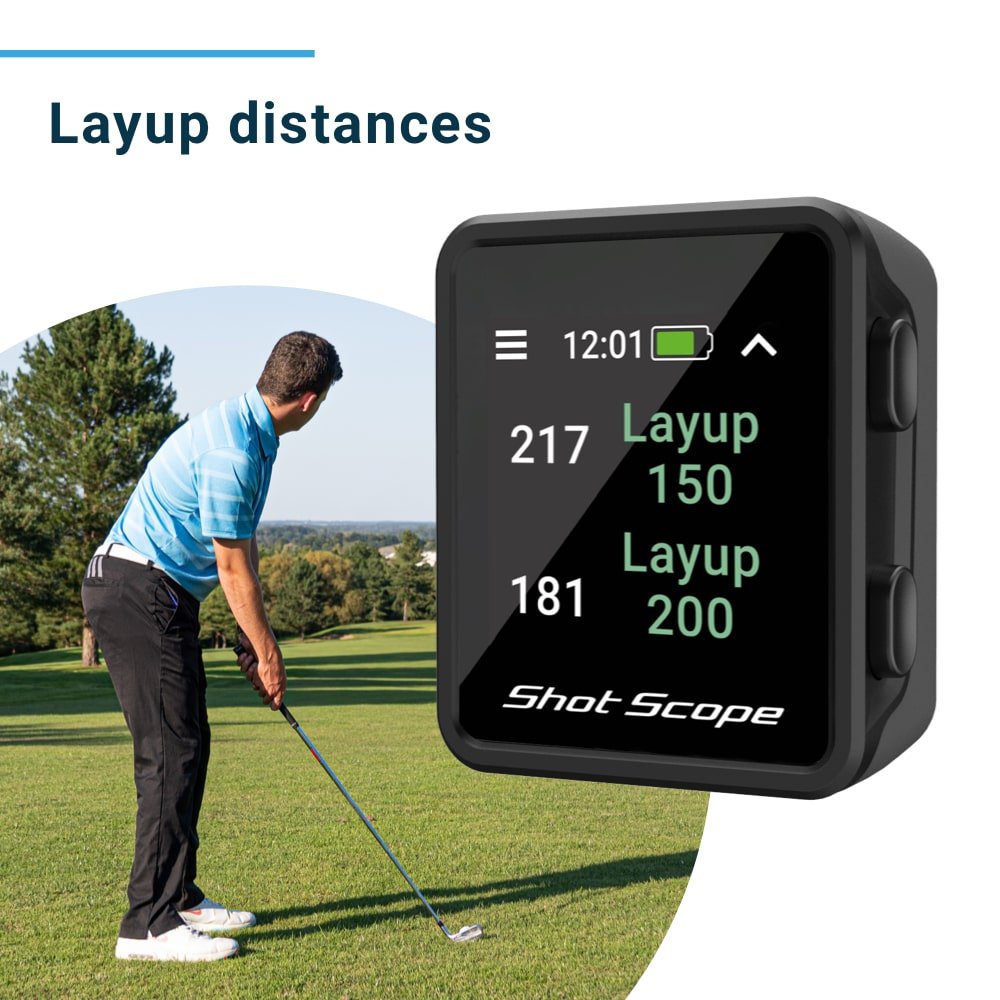 Shot Scope H4 Handheld Golf GPS & Shot Tracking - Shot Scope