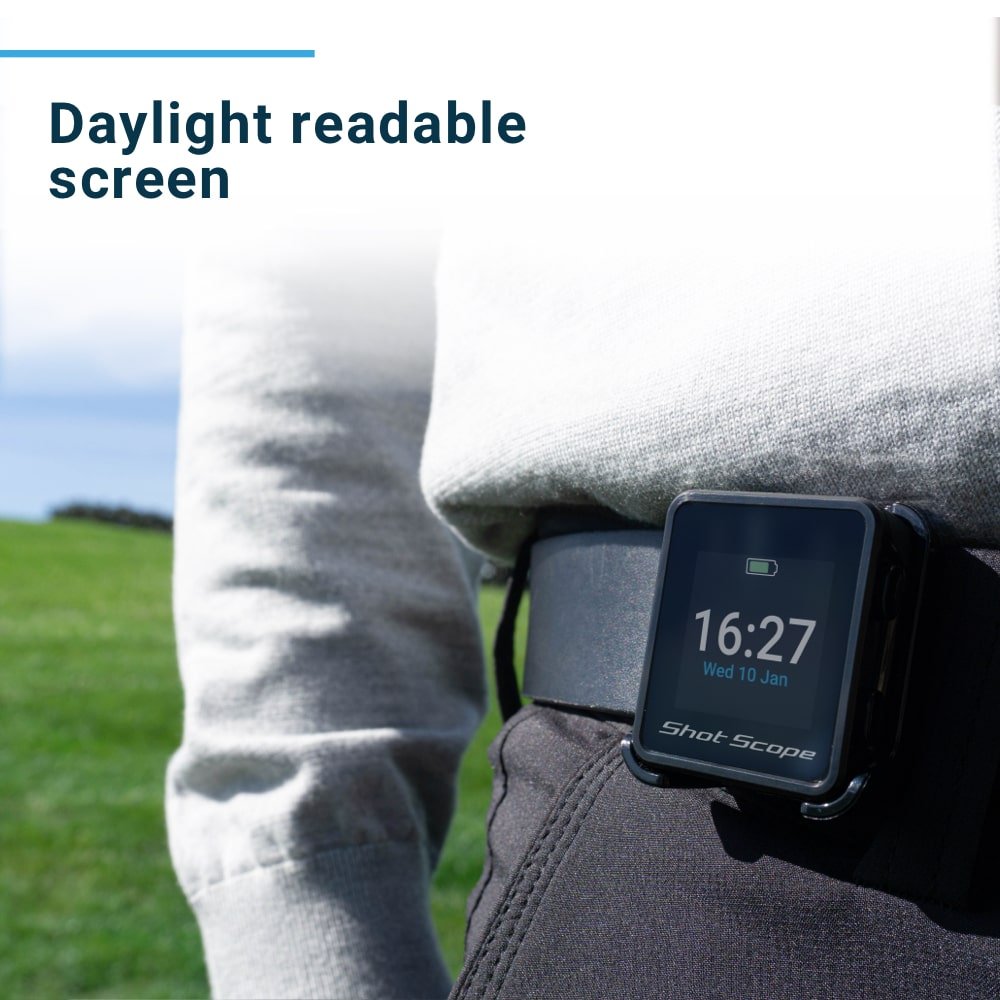 Shot Scope H4 Handheld Golf GPS & Shot Tracking - Shot Scope
