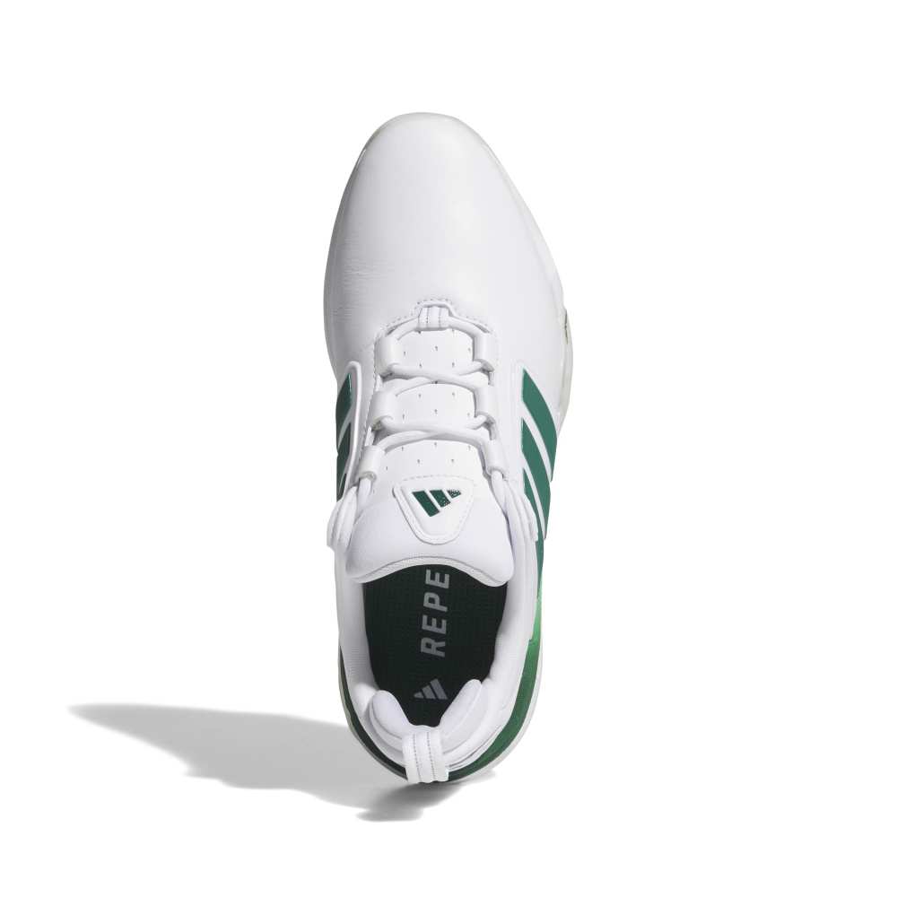 adidas adipower spiked golf shoe white and masters green