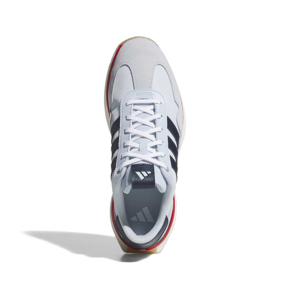 adidas S2G Tex Spikeless Golf Shoes - White / Navy / Scarlett