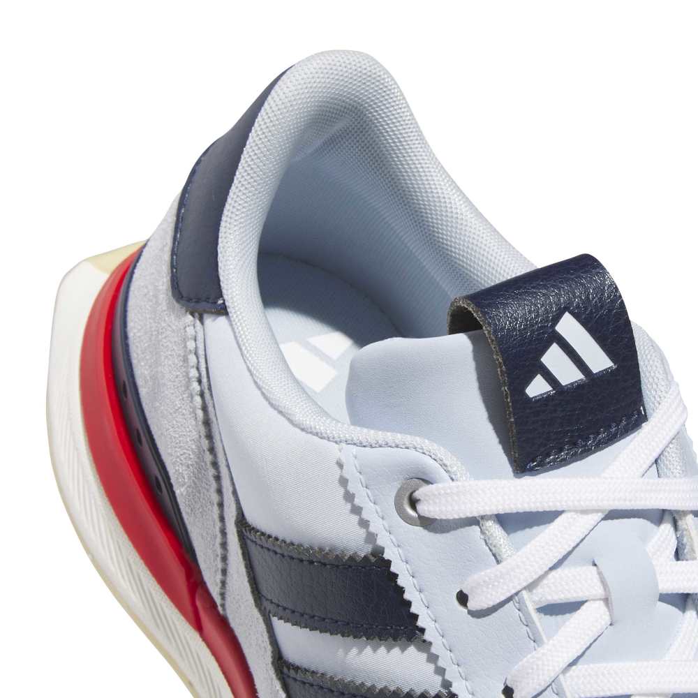 adidas S2G Tex Spikeless Golf Shoes - White / Navy / Scarlett
