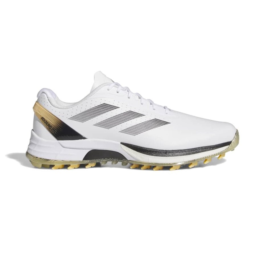 adidas Adizero ZG Spikeless Golf Shoes - White / Black / Ice Tan - adidas