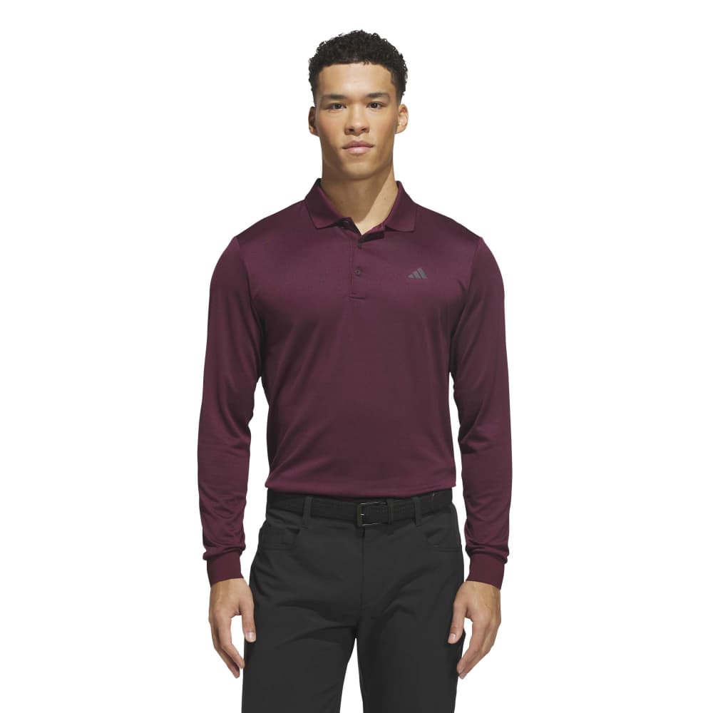 adidas Golf Ultimate365 COLD.RDY Long Sleeve Shirt - Maroon - adidas