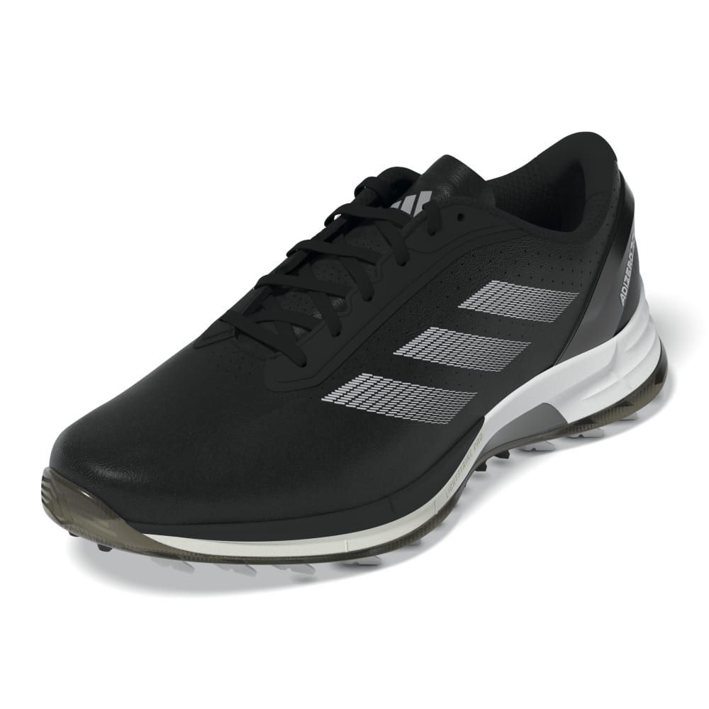adidas Adizero ZG Spikeless Golf Shoes - Black / Silver / Lucid Lemon