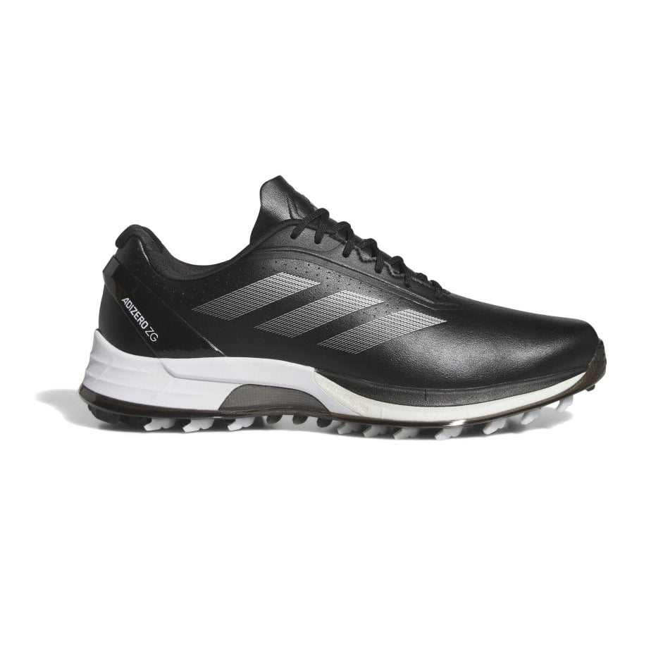 MBE ブラック ゴルフシューズ adidas Adizero ZG Spikeless Golf Shoes - Black / Silver / Lucid Lemon