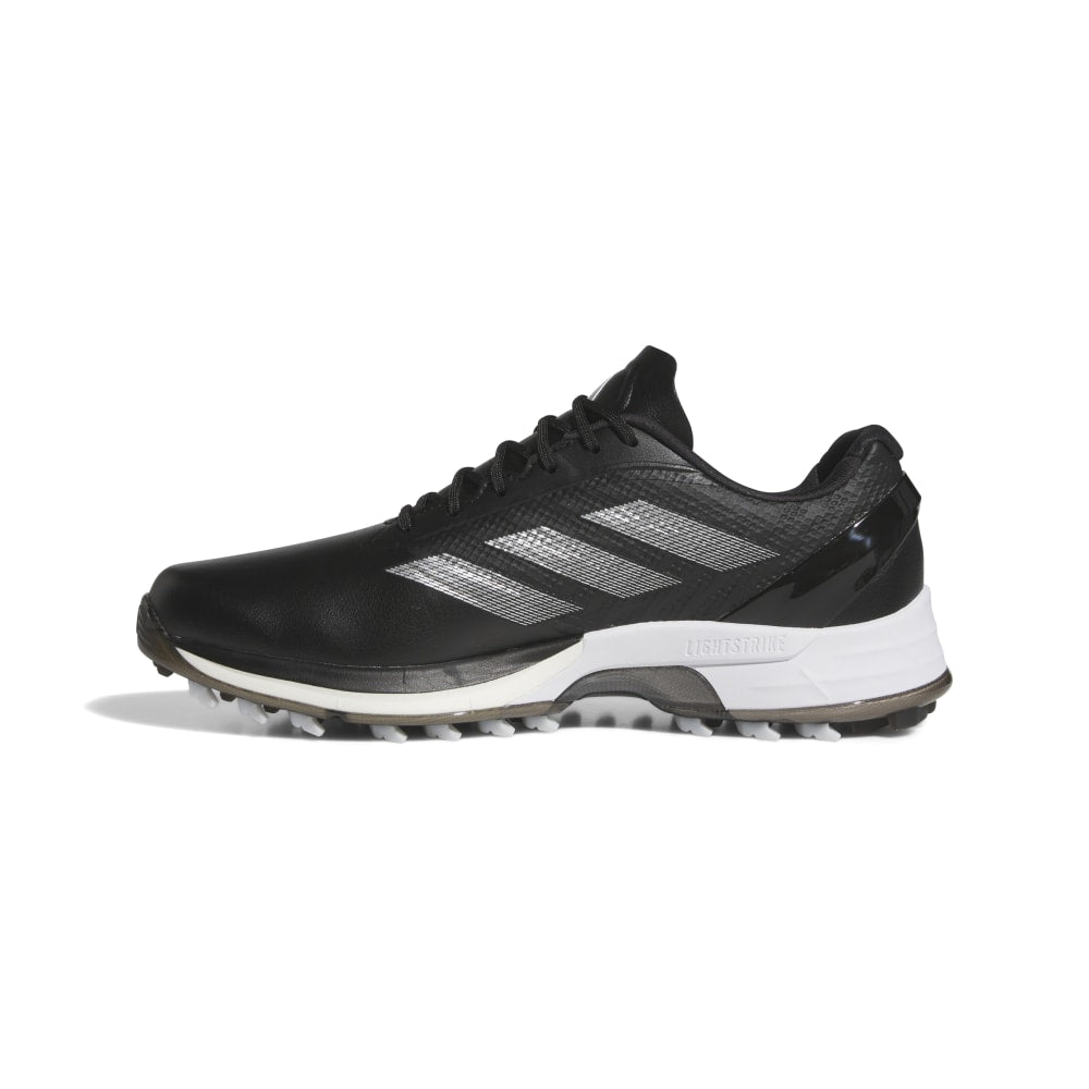 adidas Adizero ZG Spikeless Golf Shoes - Black / Silver / Lucid Lemon