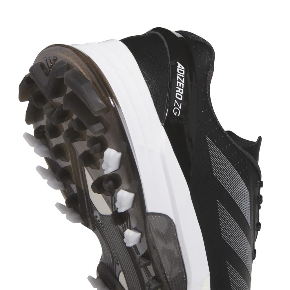 adidas Adizero ZG Spikeless Golf Shoes - Black / Silver / Lucid Lemon