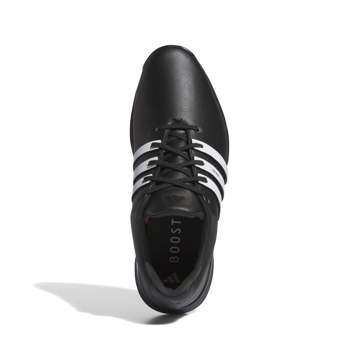 adidas Tour 360 Spiked Golf Shoes - Black / White - adidas