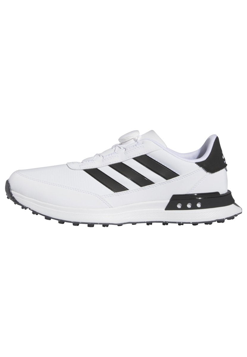 adidas S2G Boa Spikeless Golf Shoes - White / Core Black / White - adidas