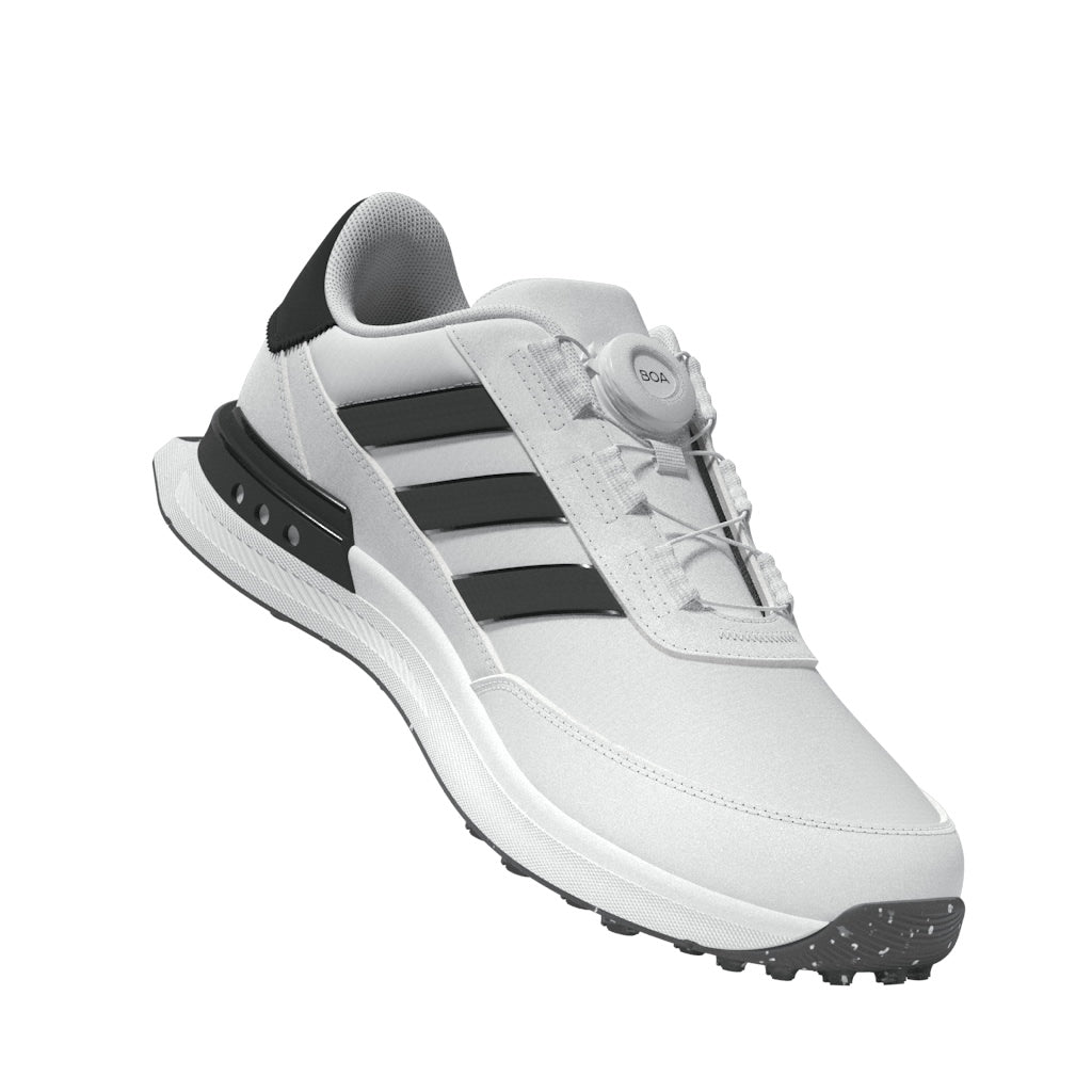 adidas S2G Boa Spikless Golf Shoes - White / Core Black / White