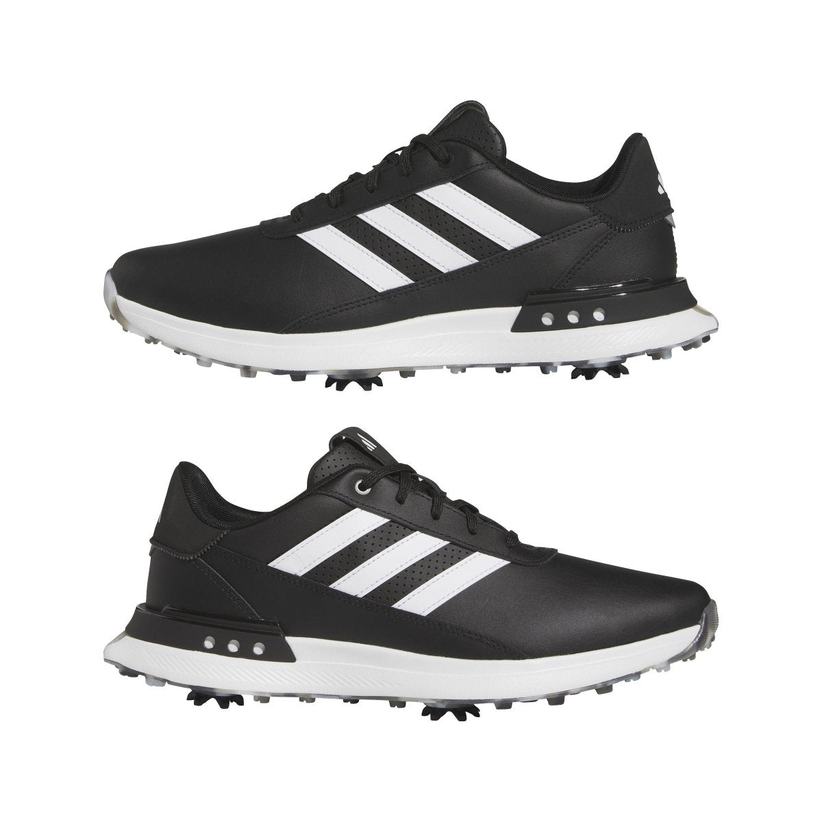 adidas S2G Leather Spiked Golf Shoes - Black - adidas