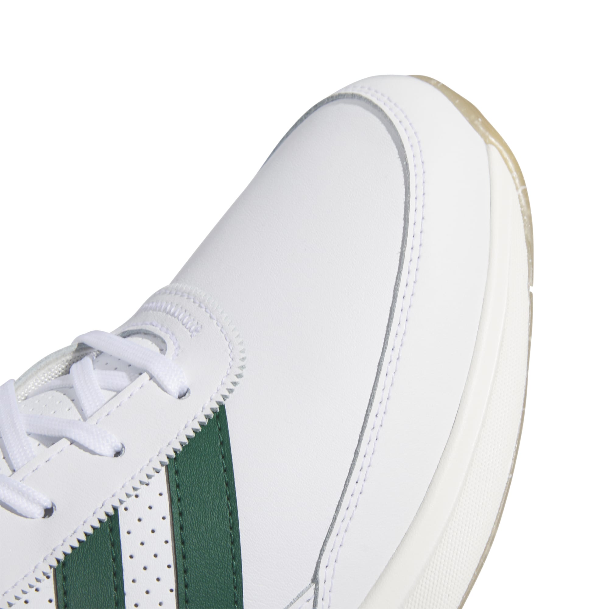 adidas S2G Leather Spikeless Golf Shoes - White / Collegiate Green / Gum
