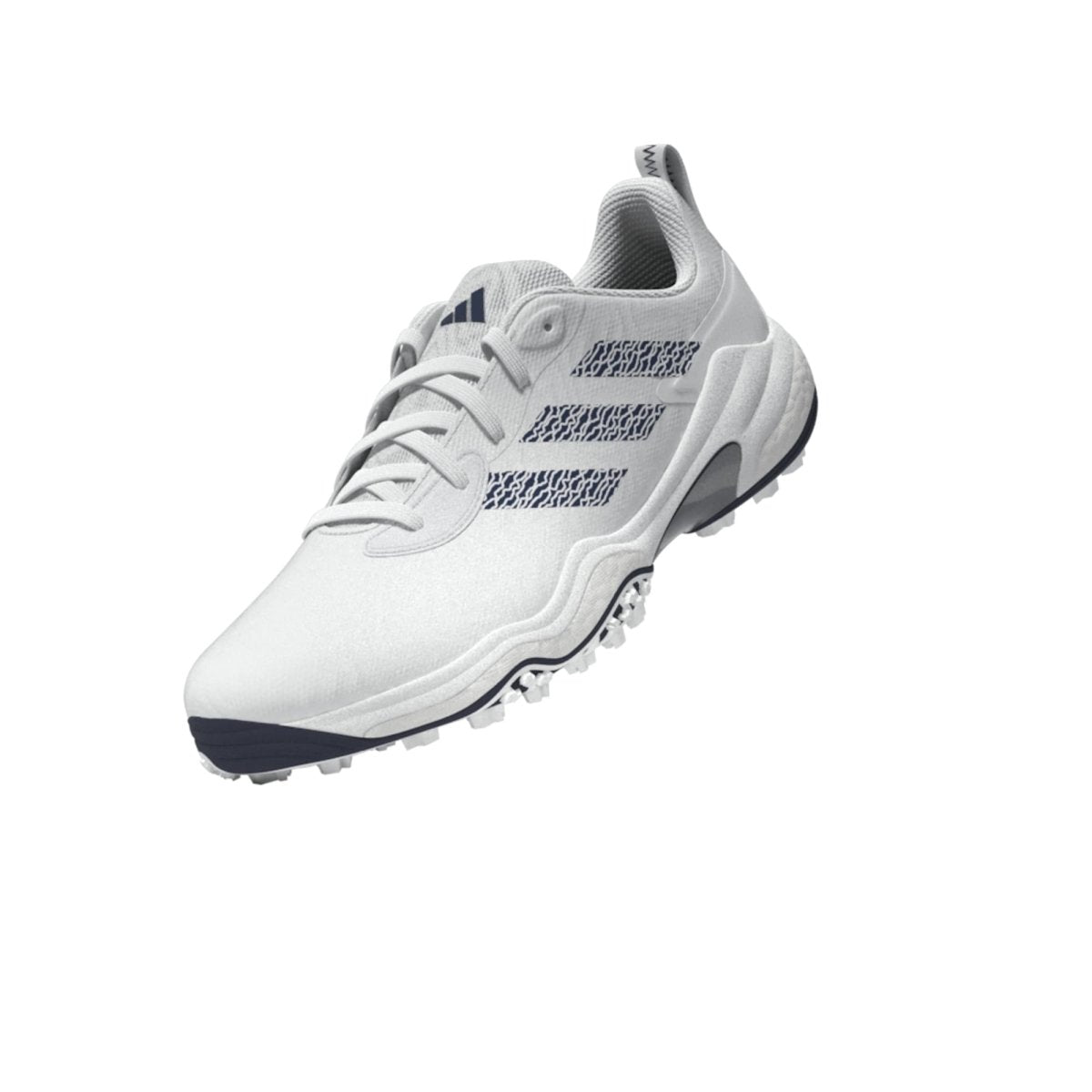 adidas CodeChaos 25 Spikeless Golf Shoes - White / Collegiate Navy - adidas