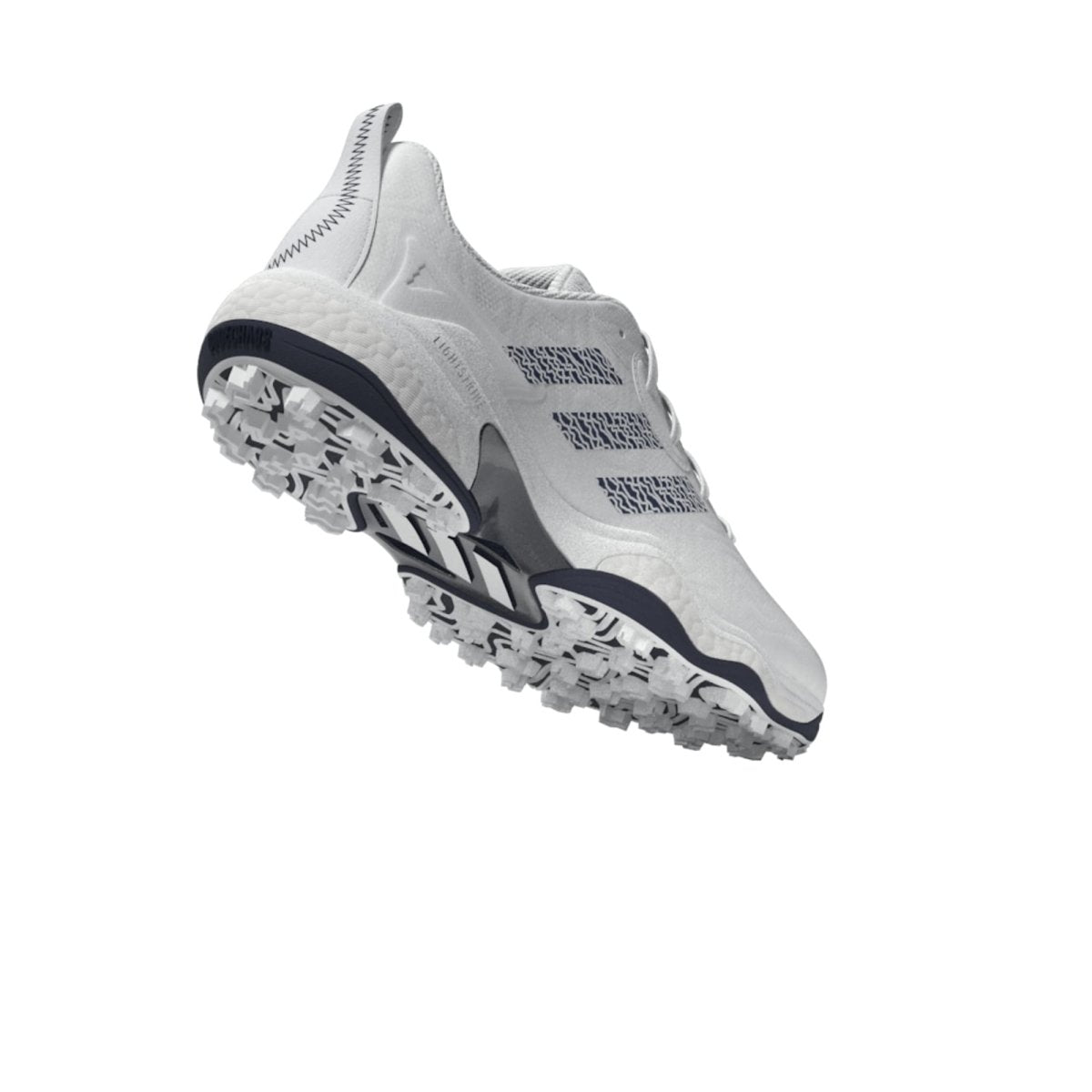 adidas CodeChaos 25 Spikeless Golf Shoes - White / Collegiate Navy - adidas