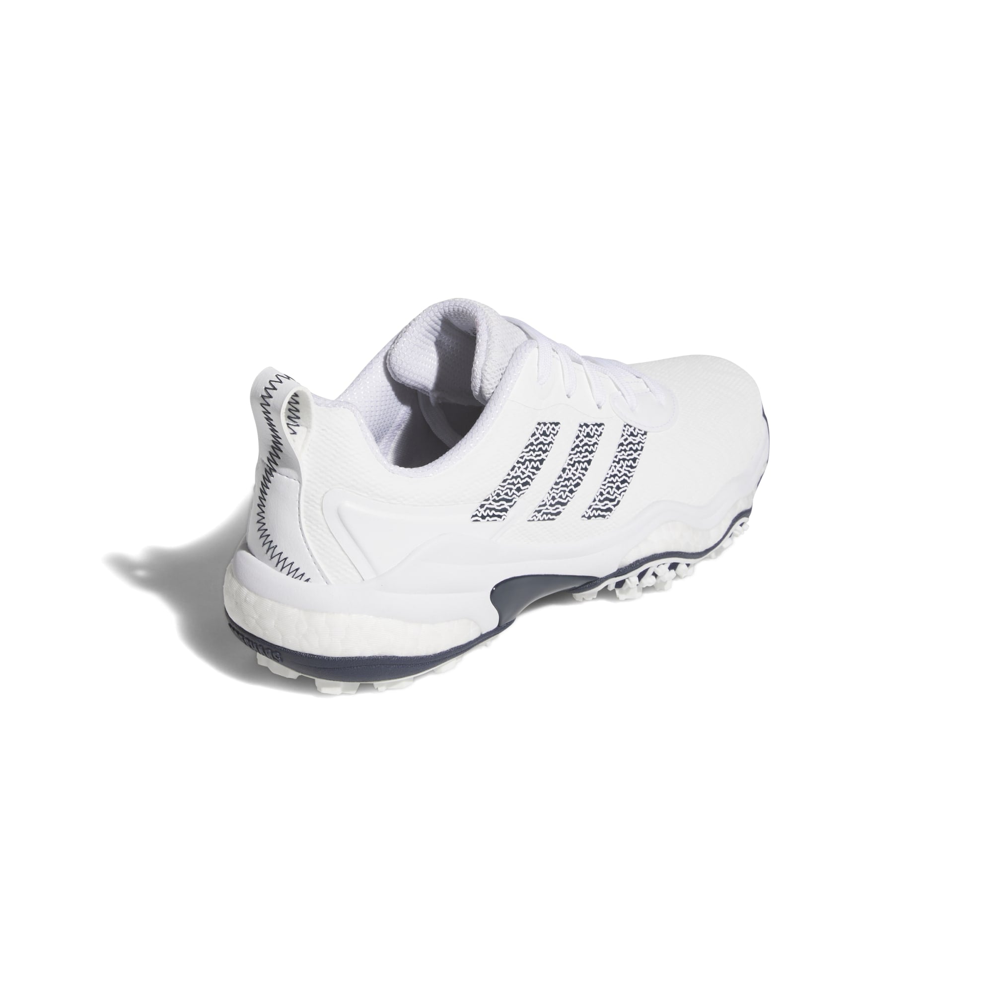 adidas CodeChaos 25 Spikeless Golf Shoes - White / Collegiate Navy