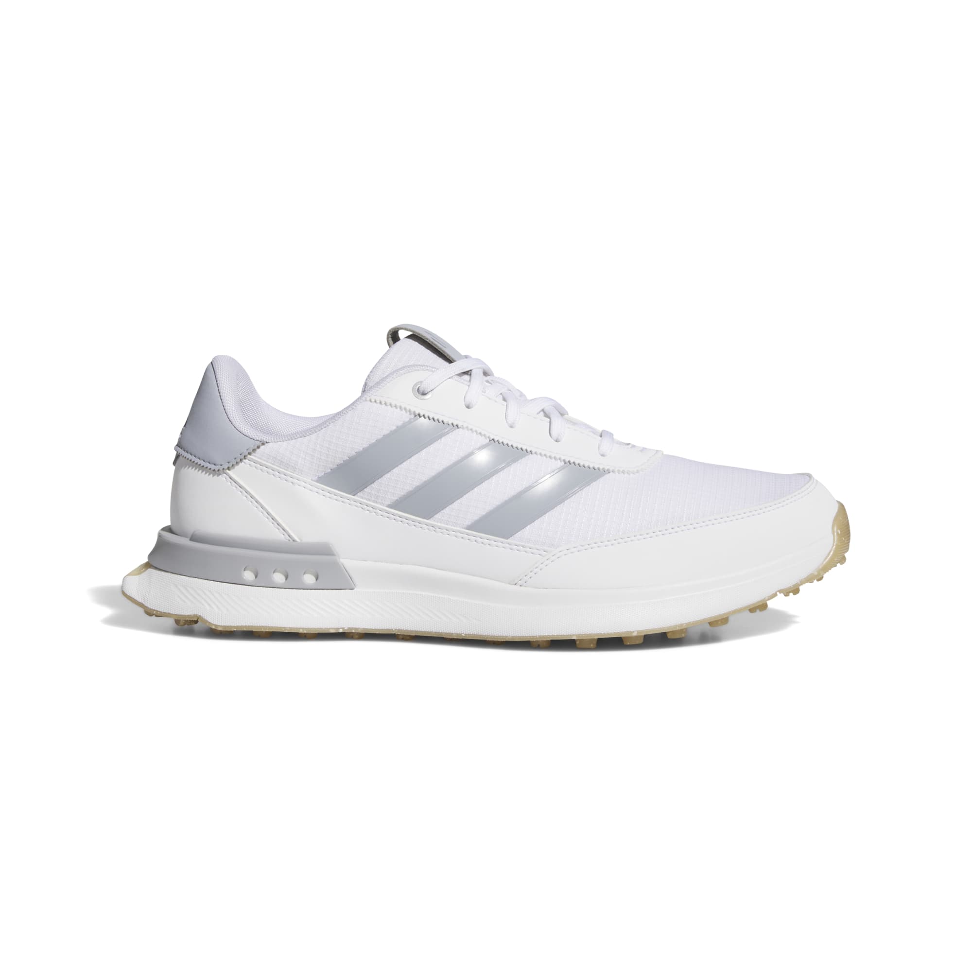 adidas S2G Spikeless Golf Shoes - White / Halo Silver / Gum