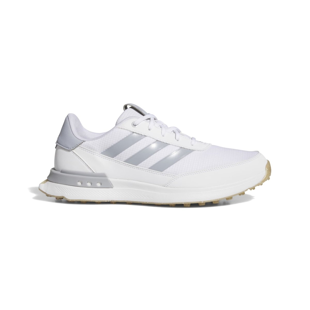 adidas S2G Spikeless Golf Shoes - White / Halo Silver / Gum - adidas