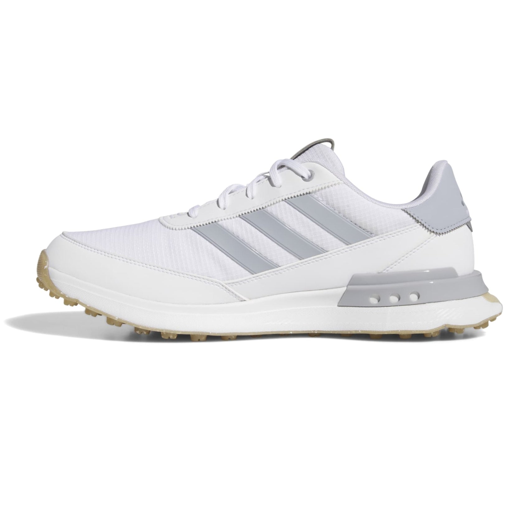 adidas S2G Spikeless Golf Shoes - White / Halo Silver / Gum